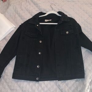 BLACK DENIM JACKET